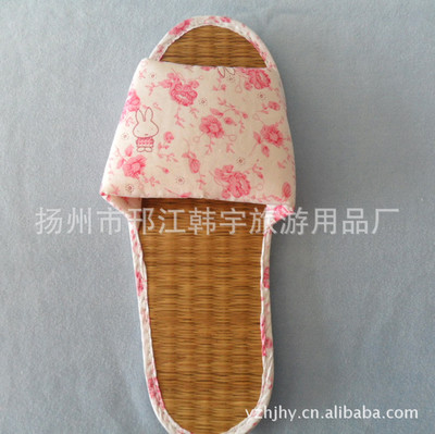 格子棉布可折疊旅行拖鞋 便攜舒適的新型旅行伴侶